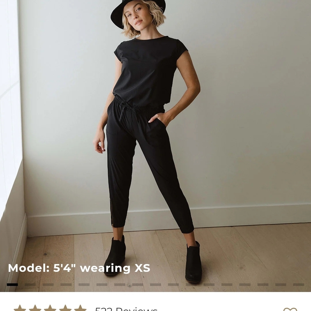 Albion Black Jumpsuit S